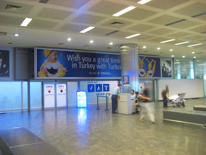 Turkcell “Roaming/Havaalanı”<br>Karşılama Tasarımları