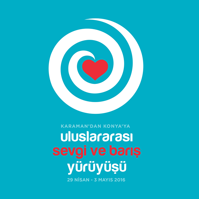 Sevgi ve<br>Barış Yürüyüşü<br>Logo Tasarımı